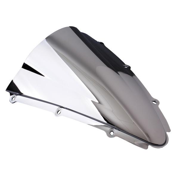 Chrome windshield windscreen for yamaha yzf r1 2000-2001 double bubble 00 01 new