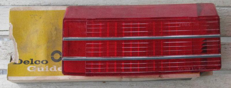  nos 1965 oldsmobile 98 tail light lens right hand passenger nib delco 5956810