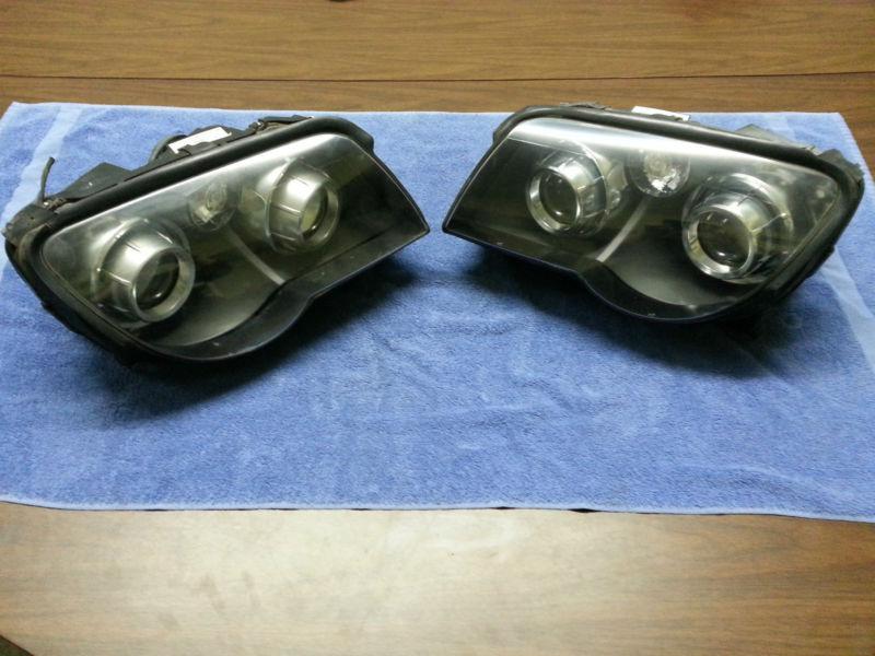 04 05 06 07 08 oem chrysler crossfire headlight lh rh driver passenger pair