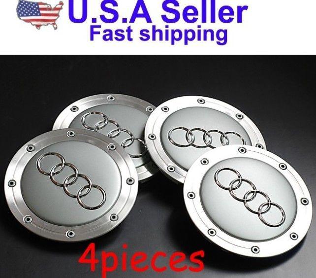 4 audi wheel center hup caps a3 a4 a6 rs6 allroad 4b0601165a (1165a)