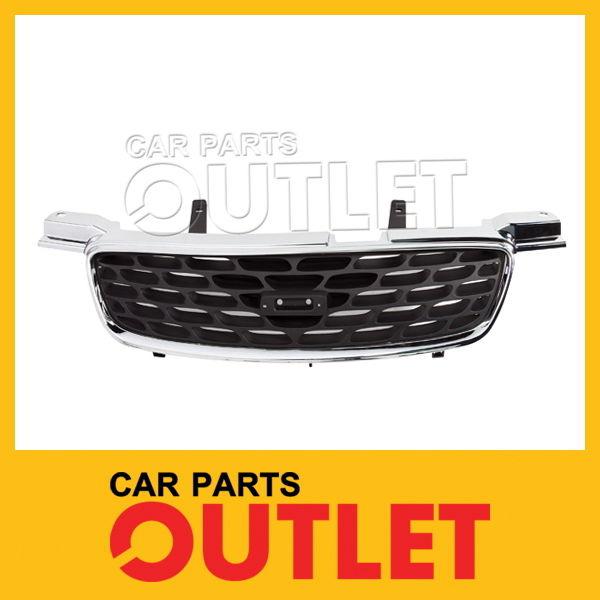 2000-2003 nissan sentra chrome grille shell ni1200190 black body insert ca gxe