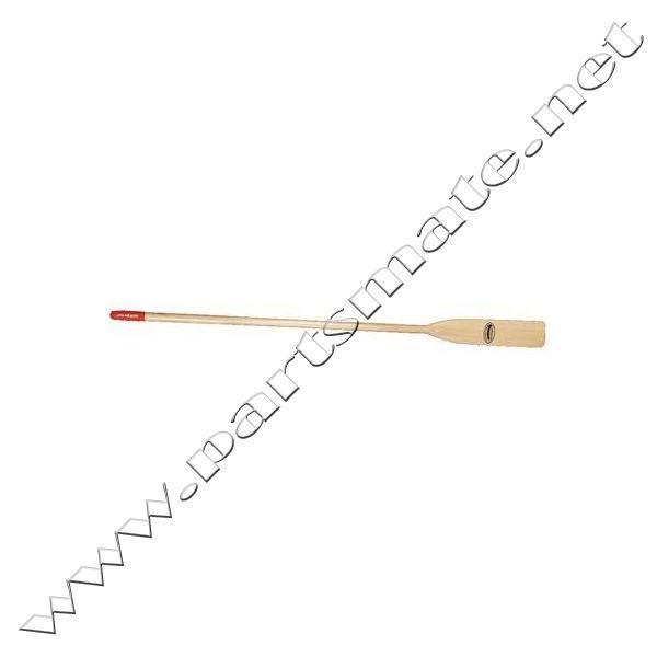 Caviness bwlsu8012 8' red caviness power grip varnished oar