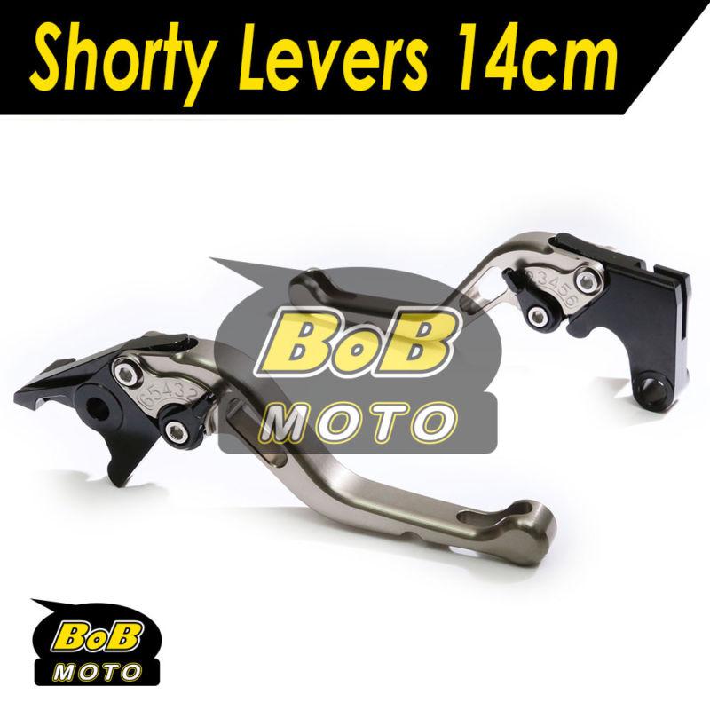 Suzuki gsxr 1000 07 08 k7 k8 titanium short clutch brake levers set tisb