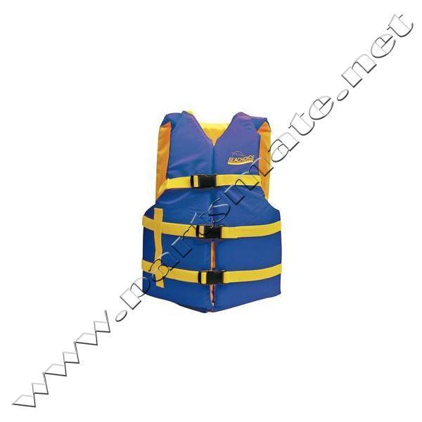 Seachoice 86240 boat vest / blue/yell xl adult vest 40-60&quot;