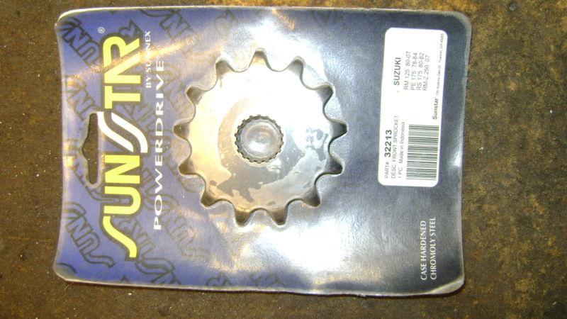 Suzuki sunstar 13 tooth front sprocket fits rm 1980-07/rm-z 07-10