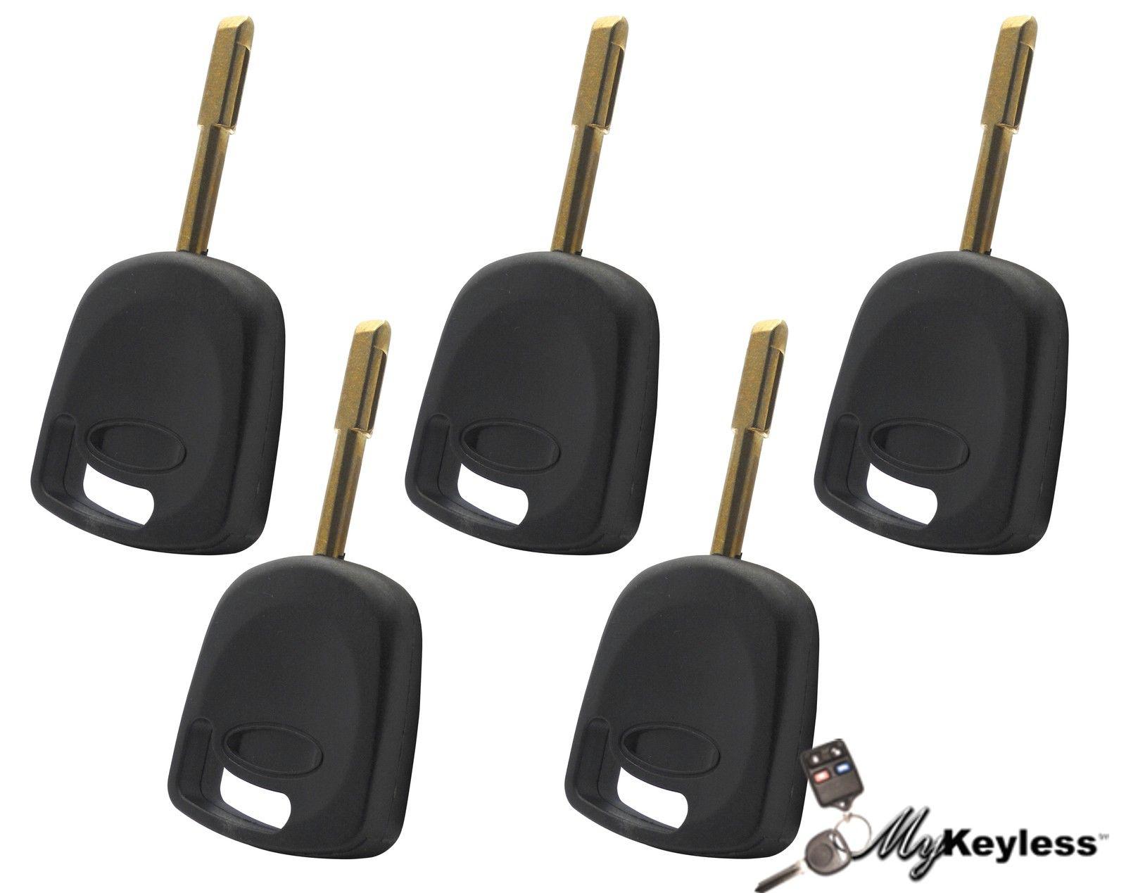 New bulk locksmith lot replacement jaguar transponder chip uncut ignition key x5