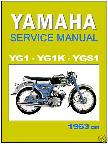 Yamaha workshop manual yg1 yg1k ygs1 1963 1964 1965 1966 1967 1968 1969 service