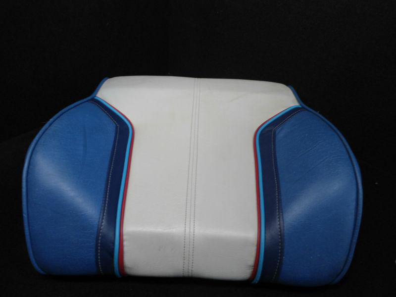   generic 21"x20"x7.5  grey/blue/red bottom cushion of seat  (stock no. #ks-11)