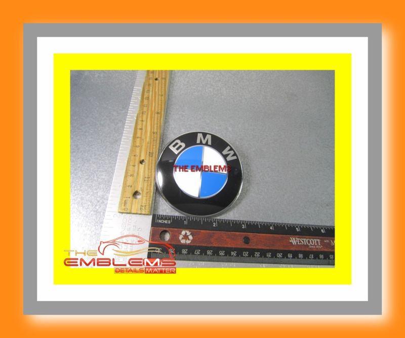 Genuine bmw trunk emblem 82mm e32 e34 e36 e38 e46 x 1 3 5 7 6 z oem 51148132375