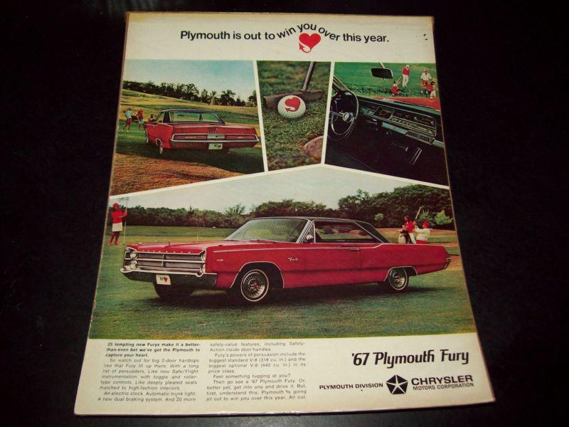 1967 plymouth fury ad 