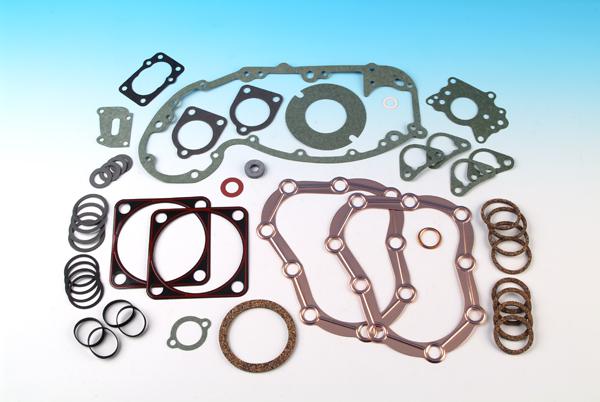 Harley davidson u, ul, ulh motor gasket kit 1937-48  james