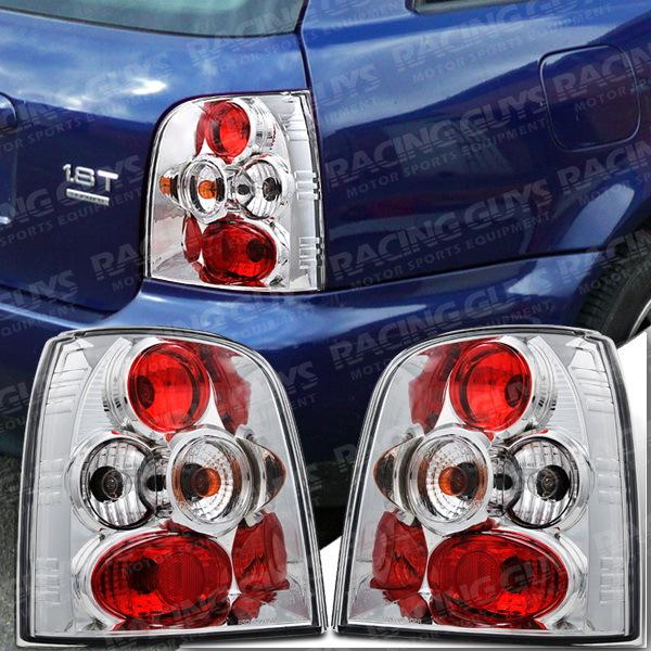 95-01 audi a4 b5 wagon chrome rear tail brake signal lights altezza lamps pair