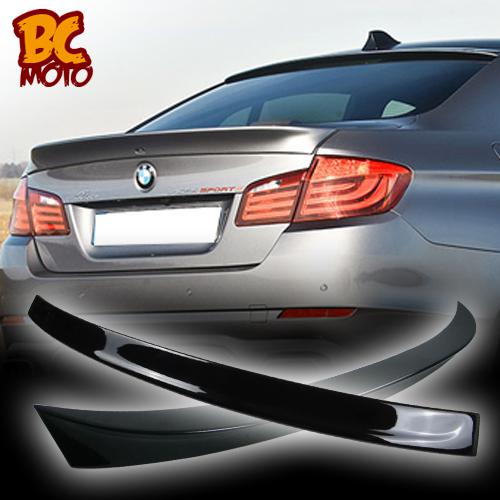 Painted bmw 5-series f10 sedan 3d roof & a type rear boot trunk spoiler ▼