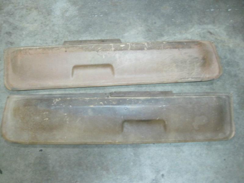 70-81 73 camaro lower door panels lh rh gm pair w/ armrest z28