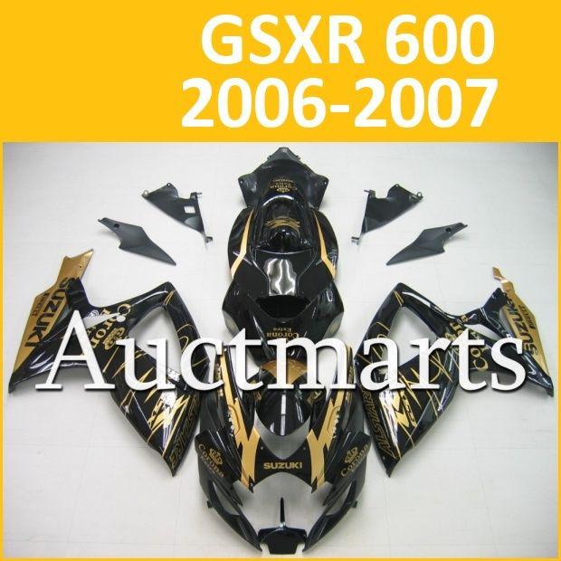 Fit suzuki gsxr 750 gsxr 600 06 07 gsx-r 2006 2007 fairing bodywork k6 b13 g63