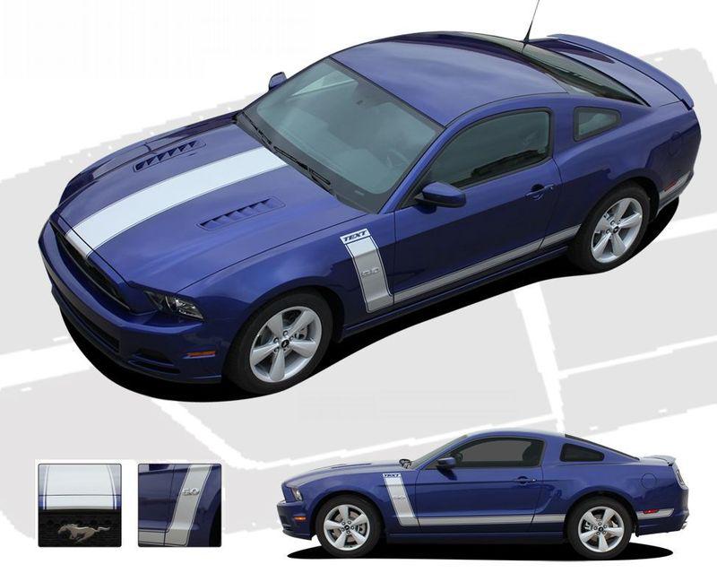 Ford mustang prime 2 / 3m vinyl graphics decals stripes emblems trim kit 2013+