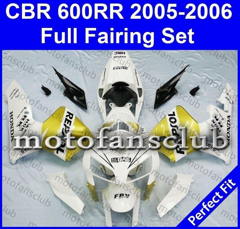 Fit honda cbr600rr 05 06 cbr 600 rr 2005 2006 fairing kit bodywork #71 c