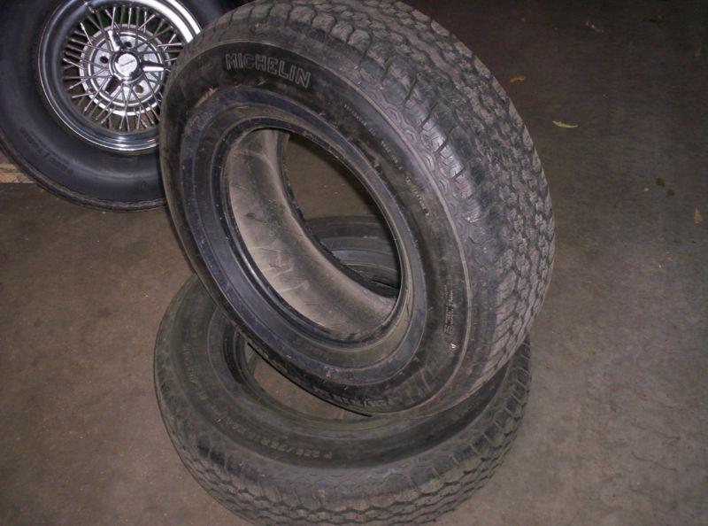 Pair p235 75 r 15 xa4 michelin all season radails 11/32" tread don't appear used