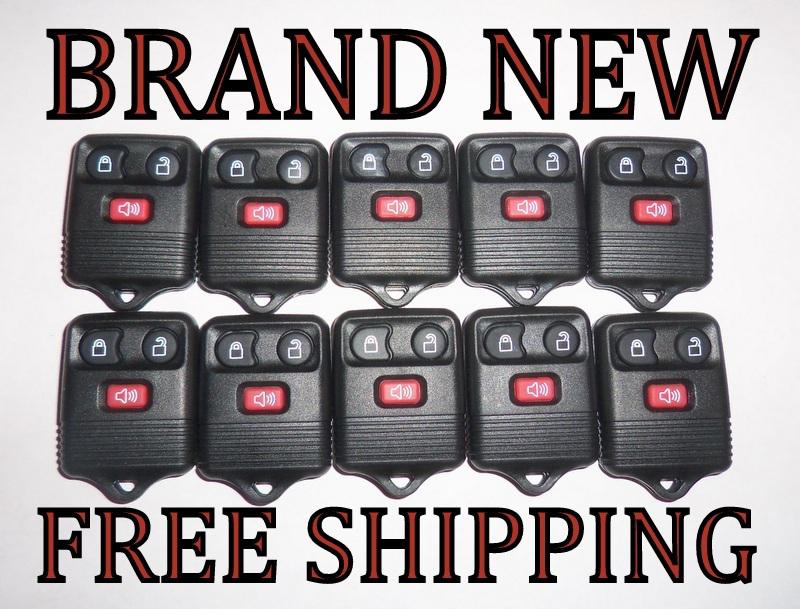 Lot of 10 new 3 button ford keyless entry remotes fobs transmitters cwtwb1u331