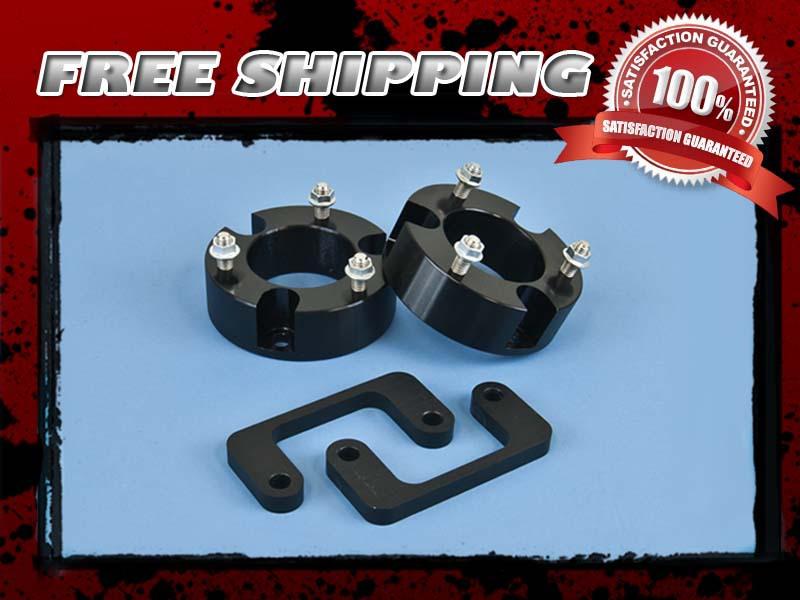 Black nylon coil spacer block lift kit front 4" 4x2 2wd 4x4 4wd