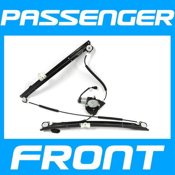 Window regulator power w/motor front right 01-03 dodge caravan passenger side rh