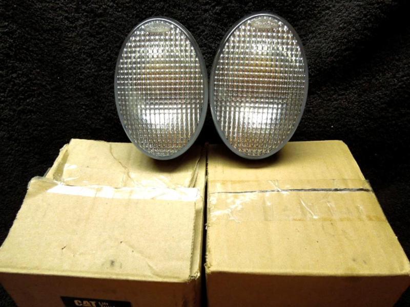 Pair of cat lift truck led 12-48 volt oval lights in original boxes