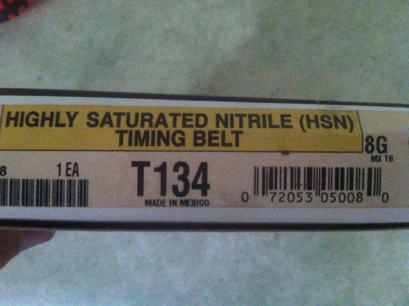 Highly saturated nitrile (hsn) timing belt t134