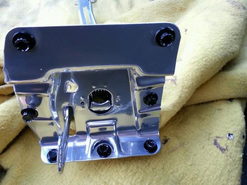 1970-72 chevelle, malibu el camino hood latch powdercoat chrome 1971 1972