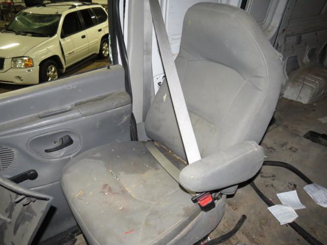 2005 ford e350sd van front passenger seat belt & retractor only gray