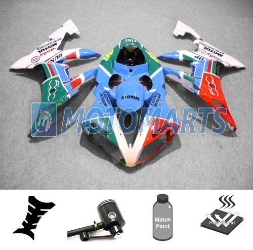 Bundle inj fairing with brake fluid reservoir for yamaha yzf 1000 r1 04 05 06 ag