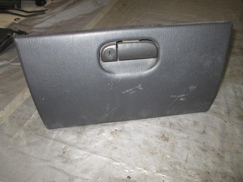 Jeep wrangler tj factory gray glovebox door 1999 stock number 1747