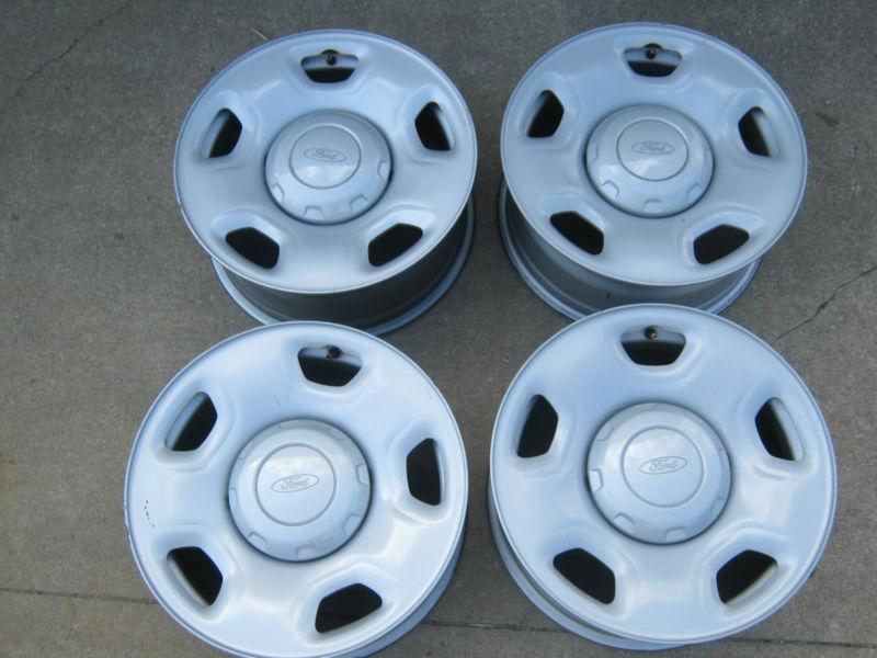 Four (4) 17" ford f-150 expedition lincoln navigator oem alloy rims, wheels