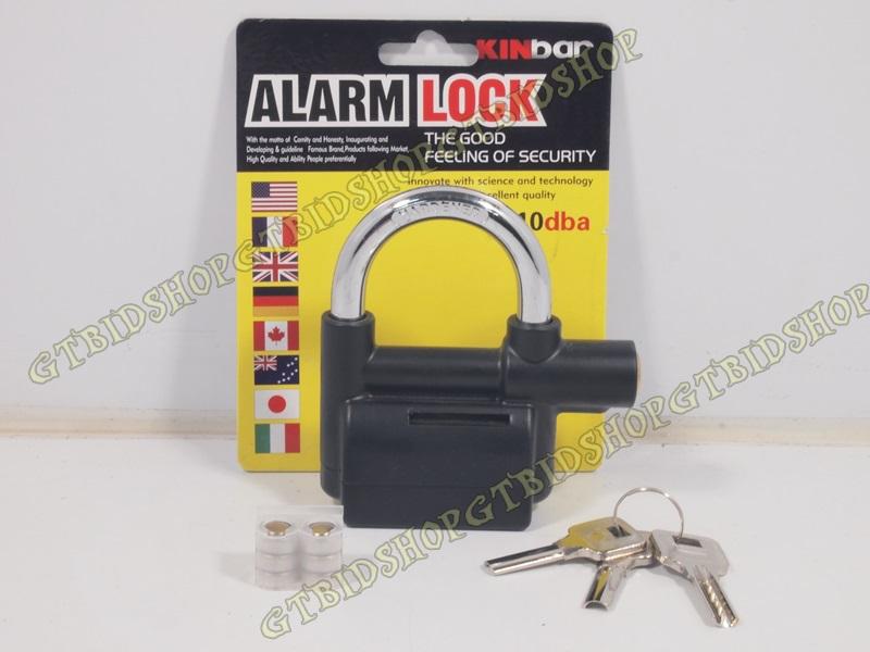 Pad lock alarm lock security for klr kx klx kle zzr 110 250 450 650 s f l 7d