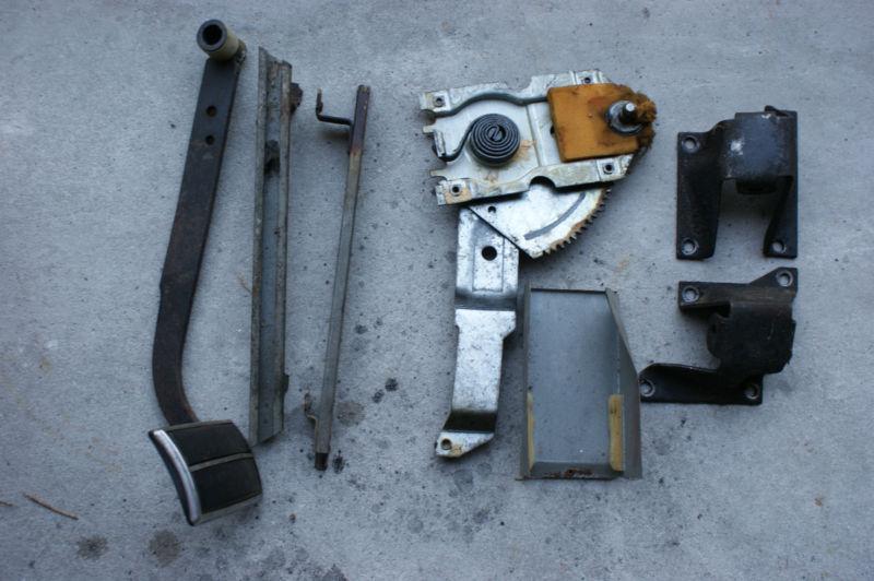 Vintage chevy clutch/brake pedal & miscellaneous lot