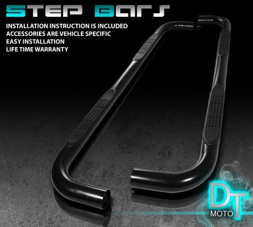 09-13 ford f150 super crew cab 3" side step nerf bar running board black coated