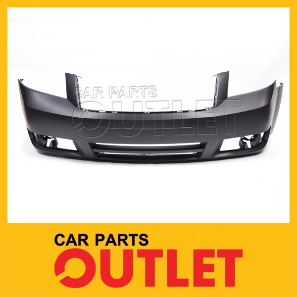 2008-2010 dodge grand caravan front bumper primed plastic fog hole sxt wo washer