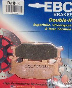 Yamaha motorcycle brake pads ebc 199hh front new