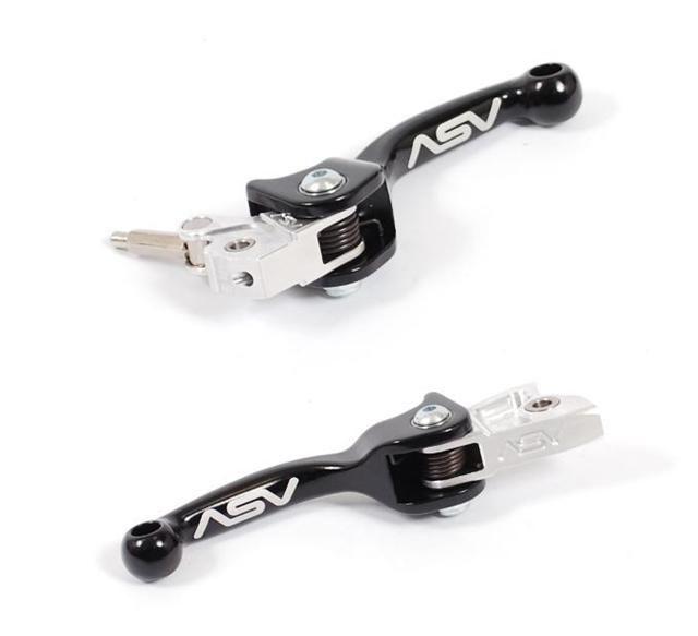 Ktm 65 85 105 sx 2004-2012 asv f3 forged brake clutch levers black