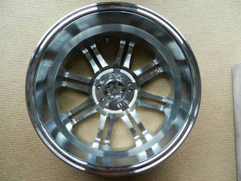 One mkw mk51 chrome wheel 17"x7" - 5x114.3mm - 5x4.5" - 5x120mm - new - no cap