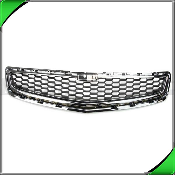 New grille front black screen lower 2013-2014 chevy malibu gm1200647 chrome mldg