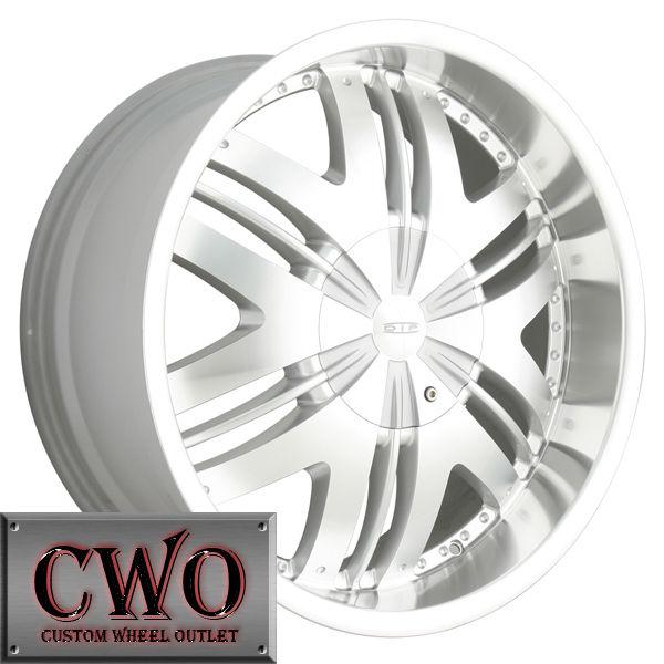 24 silver dip phoenix wheels rims 5x150 5 lug toyota tundra sequoia lexus