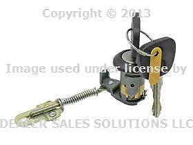 Bmw e28 528 535i m5 door lock cylinder +key oem new left lh driver locking keys