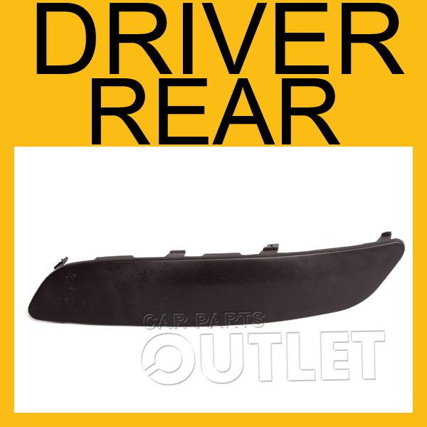 2006-2009 vw gti front bumper molding raw black 2008-2009 gli jetta type-5 left