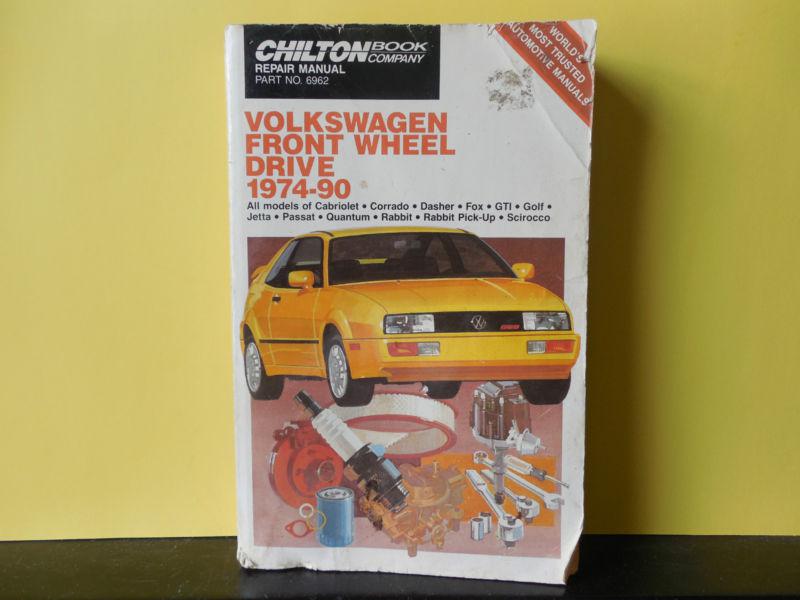 Chilton  auto manual. vw  front wheel drive. 1974-1990