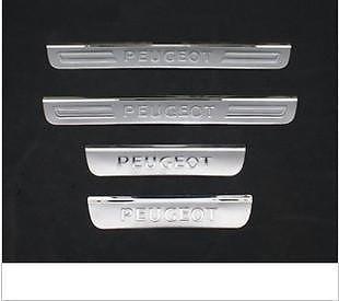 For peugeot 307 stainless steel door sill scuff plate 