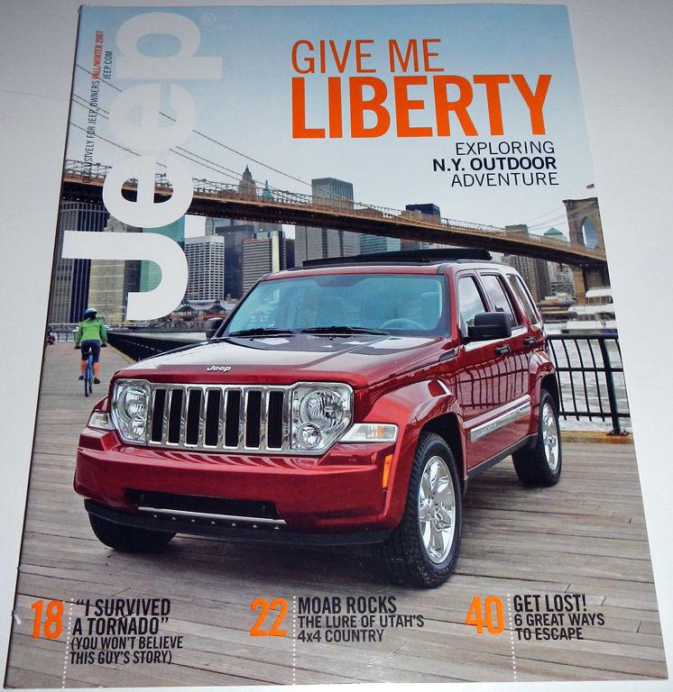 Fall winter 2007 jeep magazine brochure ft 2008 lineup wrangler grand cherokee