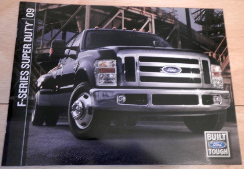 New 2009 ford f-series super duty brochure catalog