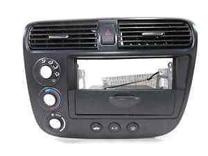 2004 honda civic dash bezel w/rear defrost a/c buttons