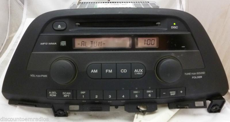 08-09 honda odyssey radio cd player 4xb1 39100-shj-a03 *