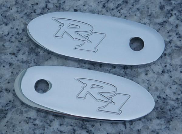 Yamaha yzf r1 chrome mirror base plates